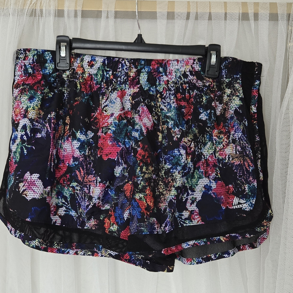 RBX Women's Athletic Shorts - Multicolor Floral